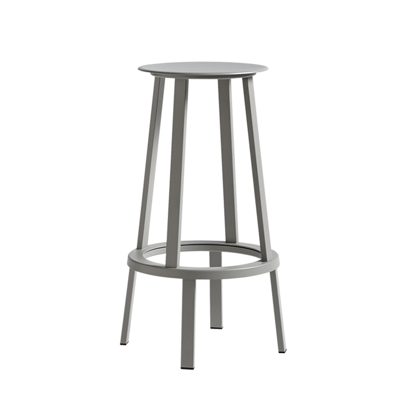 Bar Stool REVOLVER Gris HAY | SILVERA