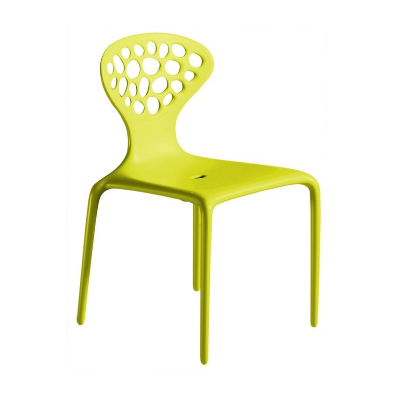 Outdoor Chair and Small Lounge Chair SUPERNATURAL Green MOROSO