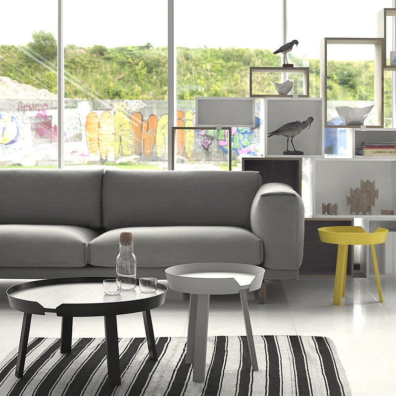 Coffee Table AROUND L Black MUUTO | SILVERA