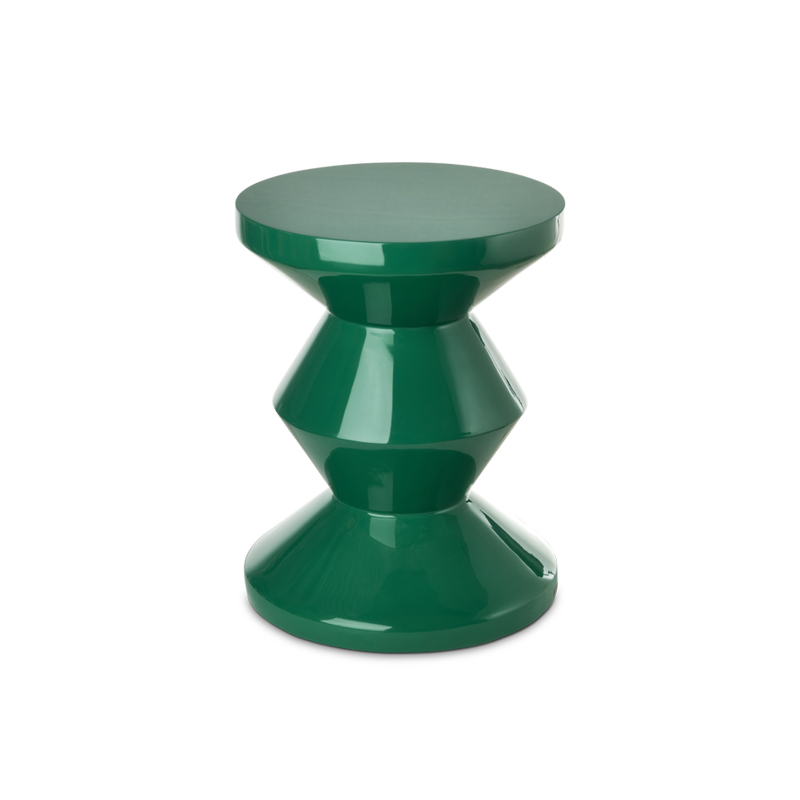 Stool ZIG ZAG Dark green POLS POTTEN | SILVERA