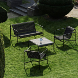 PALISSADE CORD Lounge Sofa Anthracite