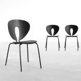 GLOBUS Black Lacquered Ash / Chrome