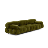 CAMALEONDA linéraire 3 places Chenille Enia Vert Olive