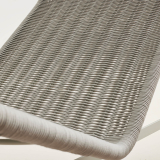 Chaise Longue PALISSADE CORD Gris Ciel