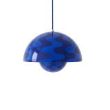 FLOWERPOT VP7 Pattern Bleu Cobalt & Bleu Crépuscule