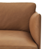 OUTLINE 2 seater leather Cognac