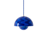 FLOWERPOT VP10 Cobalt Blue & Twilight Blue Pattern