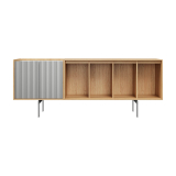 Buffet VIPP675 H1 L 180 Chêne clair