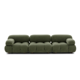 CAMALEONDA linear 3 seats Velvet Licata Lichen