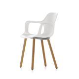 HAL RE ARMCHAIR WOOD Blanc coton RE