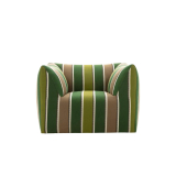 LA BAMBOLA OUTDOOR Jacquard Lima raie verte