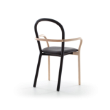 GENTLE Frêne / Cuir noir
