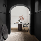 CABIN ROUND 494-495 Dark Oak and Pietra Grey Marble