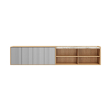 Buffet mural VIPP675 H6 L 240 Chêne clair