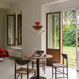 GIO LN15 Vermilion Red, Burgundy & Ecru White