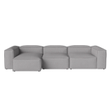 COSIMA Chaise Longue Left 340x120 Monza Light Grey