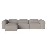COSIMA Chaise Longue Left  340x100 Grey-White