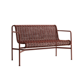 PALISSADE CORD Dining Bench Iron red