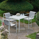 Chaise PALISSADE CORD Gris Ciel