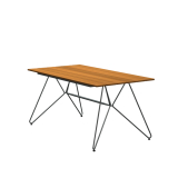 Table SKETCH 160x89 Bambou/ gris