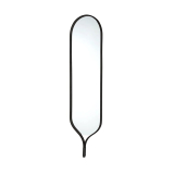 Miroir RACQUET H 200 Chêne teinté noir