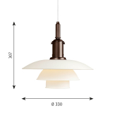PH 3 1/2-3 PENDANT Blanc