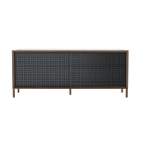 GABIN sideboard L122 Walnut/ Slate grey