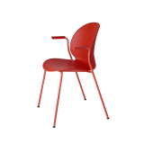N02  RECYCLE avec accoudoirs Rouge foncé