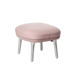 Repose-pieds RO pieds aluminium Rose clair    Steelcut 605  Canvas 614