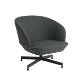 OSLO LOUNGE pivotant Twill Weave 990/ noir