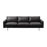 EDGE V1 3 seater depth 90 Faith black