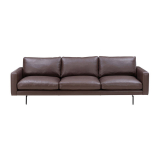 EDGE V1 3 seater depth 90 Faith dark brown