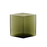 RUUTU vase W 20.5 x H 18 Moss green