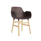 FORM ARMCHAIR Marron