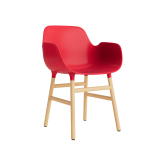 FORM ARMCHAIR Rouge vif 