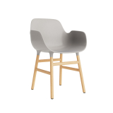 FORM ARMCHAIR Gris chaud