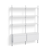 PIER SYSTEM 132 Blanc/ aluminium