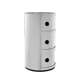 COMPONIBILI métallisé 3 portes Chrome