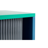 COLOUR CABINET M avec portes vitrées Multicolore 