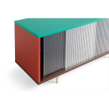 COLOUR CABINET M avec portes vitrées Multicolore 