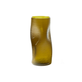 Vase CORAL H 34 Vert transparent