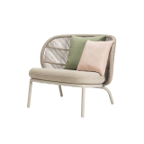 Fauteuil KODO Blanc Dune/ Almond