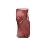 CORAL vase H 41 Transparent amethyst
