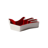 Red and white IMPRONTA MANO pocket tray