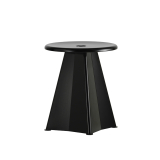 METAL TABOURET Black