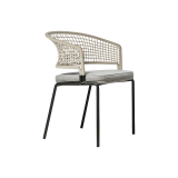 Petit fauteuil CTR Lin/ wengé