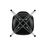 EAMES PLASTIC CHAIR DSR Pieds Tour Eiffel Black RE
