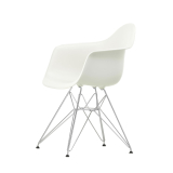 EAMES PLASTIC ARMCHAIR DAR pieds Tour Eiffel Blanc
