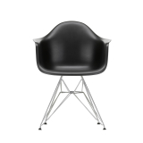 EAMES PLASTIC ARMCHAIR DAR pieds Tour Eiffel Noir RE