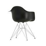 EAMES PLASTIC ARMCHAIR DAR pieds Tour Eiffel Noir RE